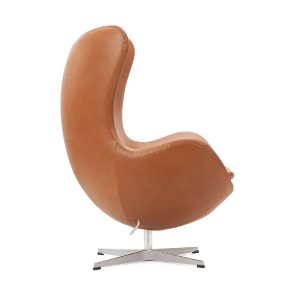 Egg Chair Replica with Stool - Image 4