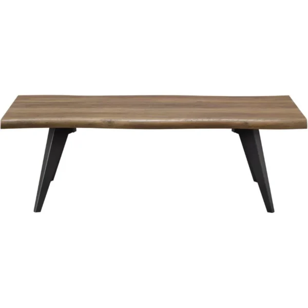 Rustic Finish Live Edge Coffee Table