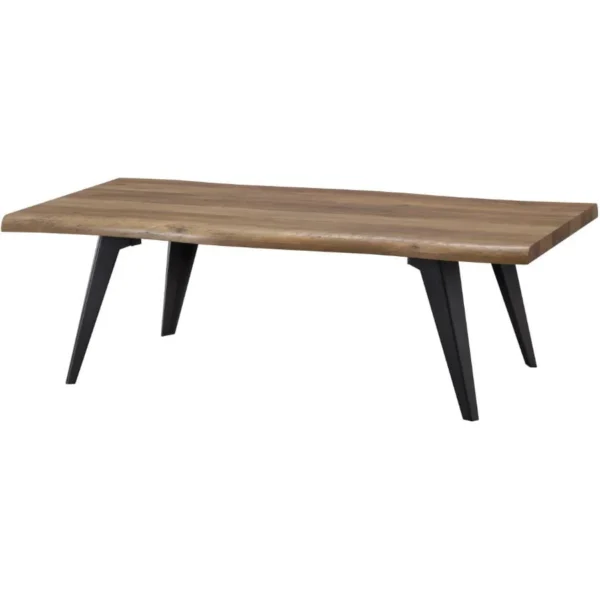 Rustic Finish Live Edge Coffee Table - Image 2